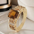 Copper Jewel Ring
