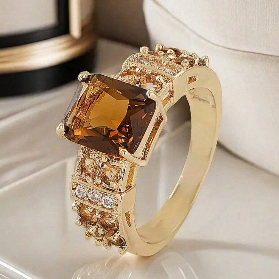 Copper Jewel Ring