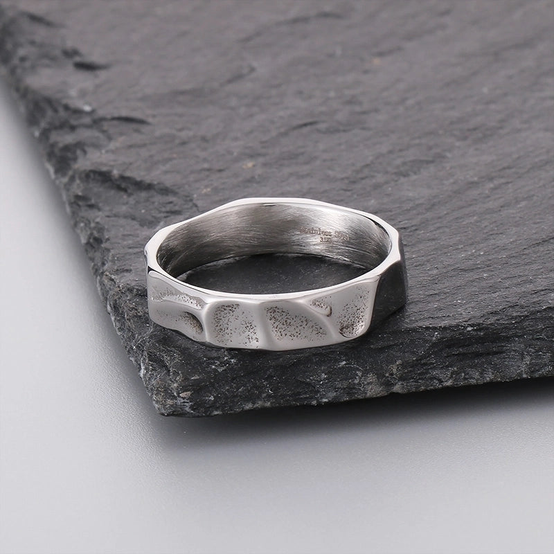 Hammer Textured Ring