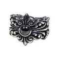 Gothic Black Stone Ring