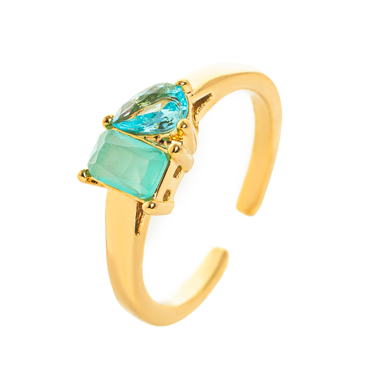 Double Birthstone Ring