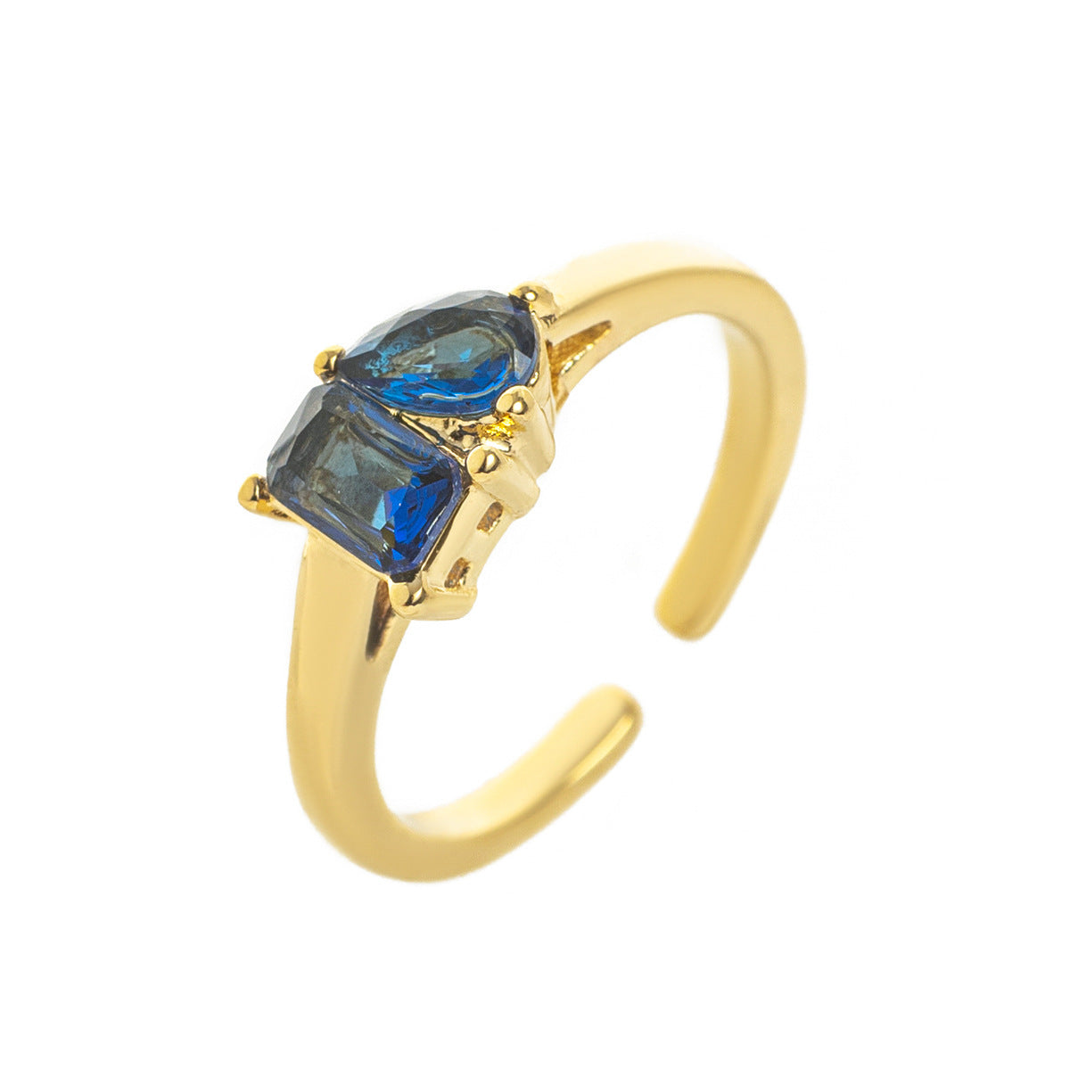 Double Birthstone Ring