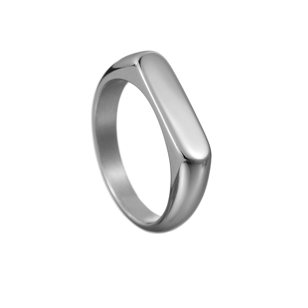 Rounded Signet Ring
