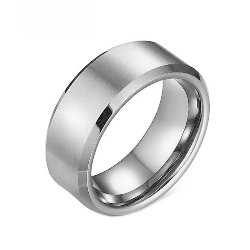 8MM Brushed Matte Ring