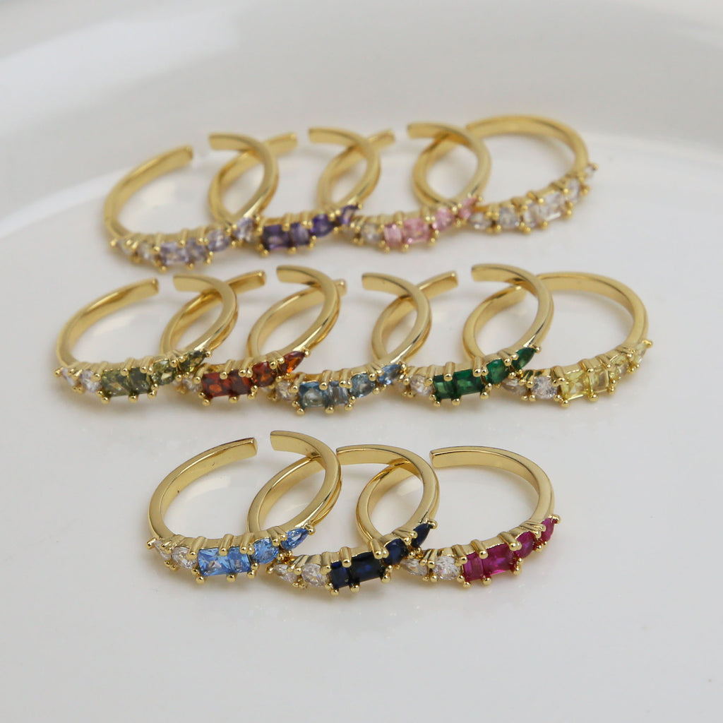 Minimal Birthstone Ring