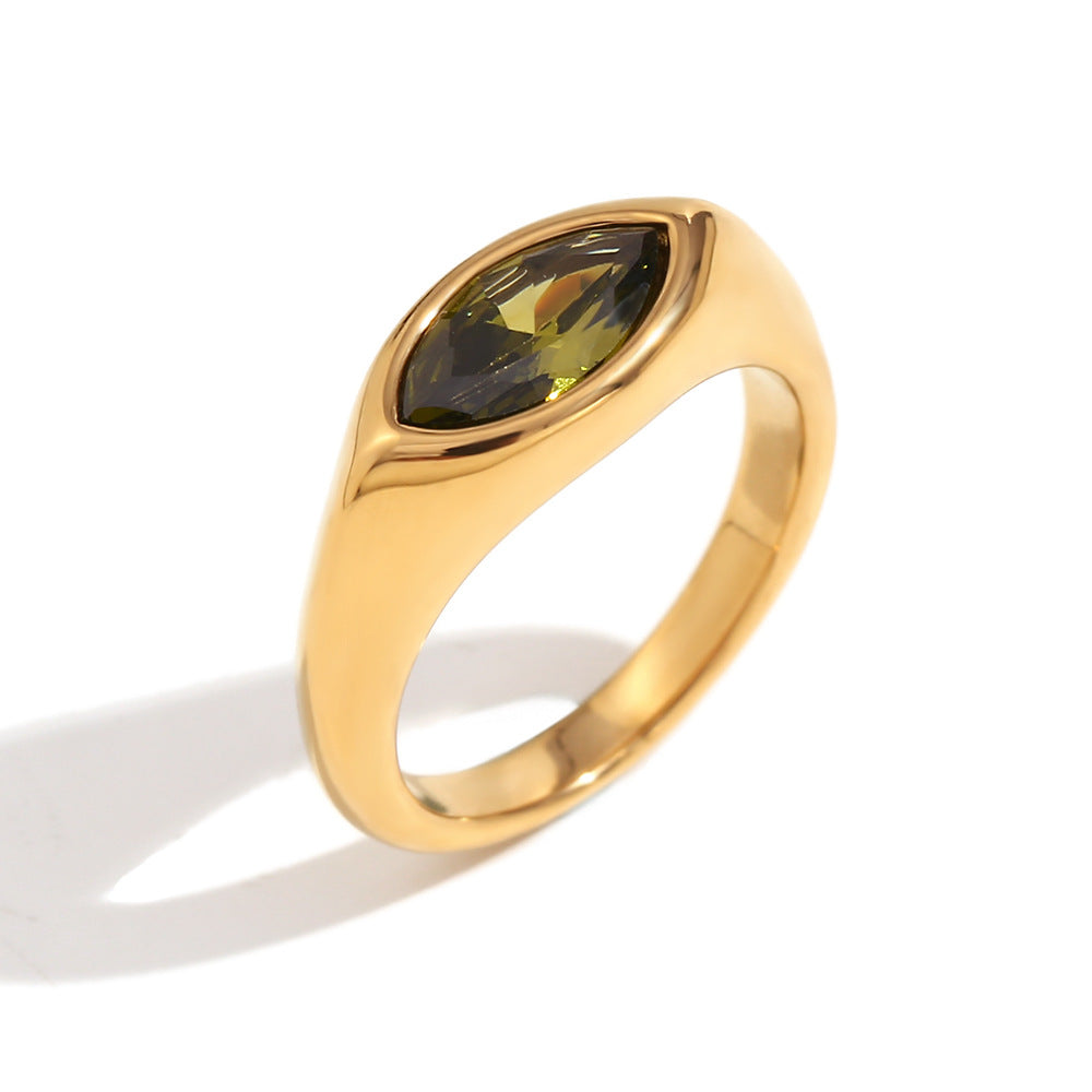 Geometric Stone Ring