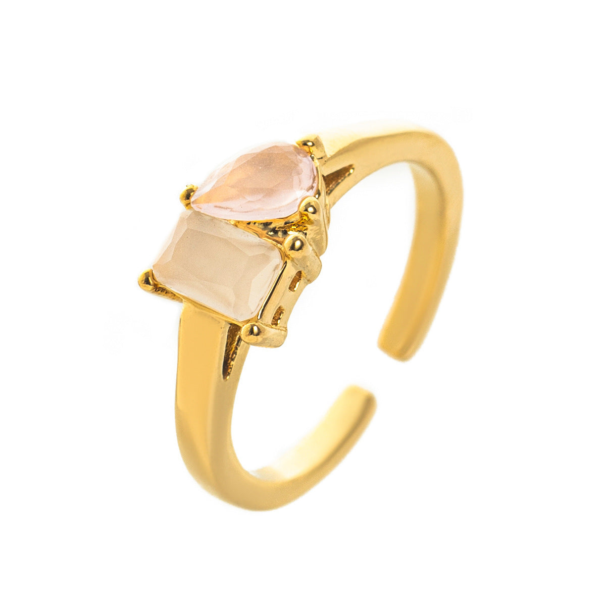 Double Birthstone Ring
