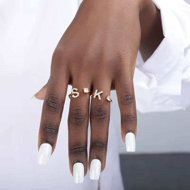 Initial Ring - Gold