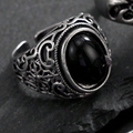 Black Jewel Center Ring