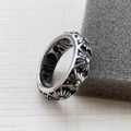 Chunky Flower Cross Ring