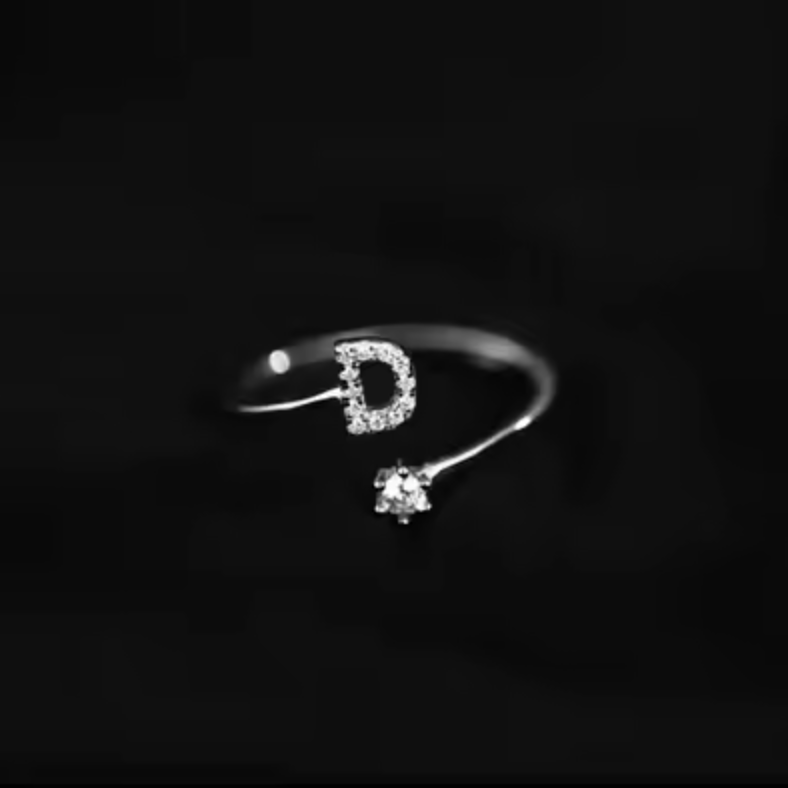 Initial Ring - Silver