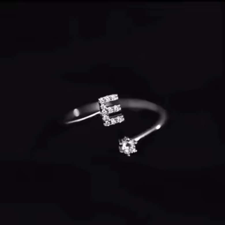 Initial Ring - Silver