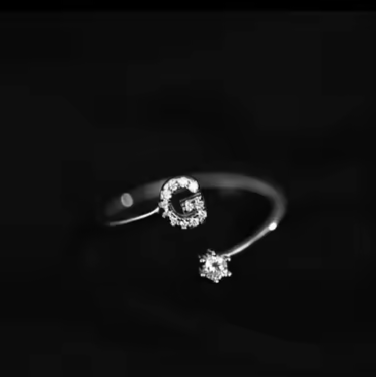 Initial Ring - Silver