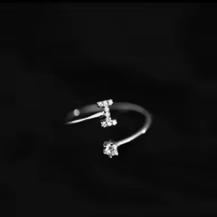Initial Ring - Silver