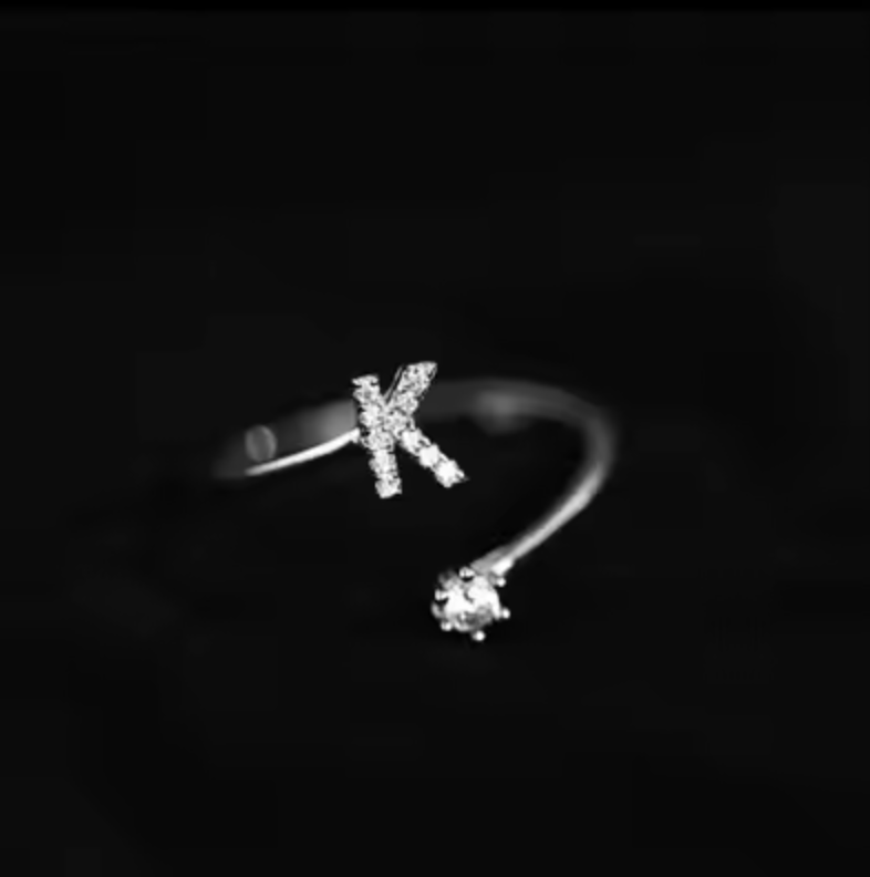 Initial Ring - Silver