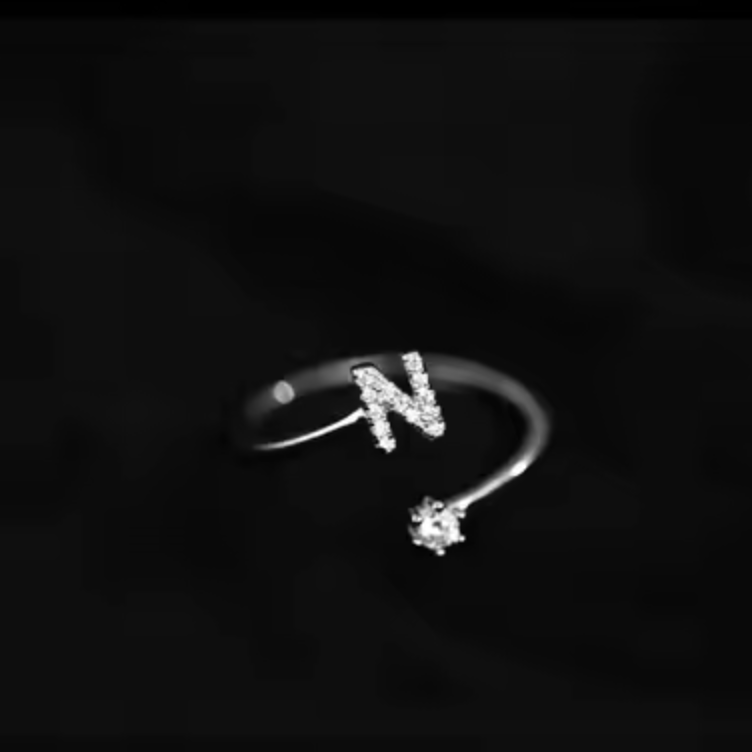 Initial Ring - Silver