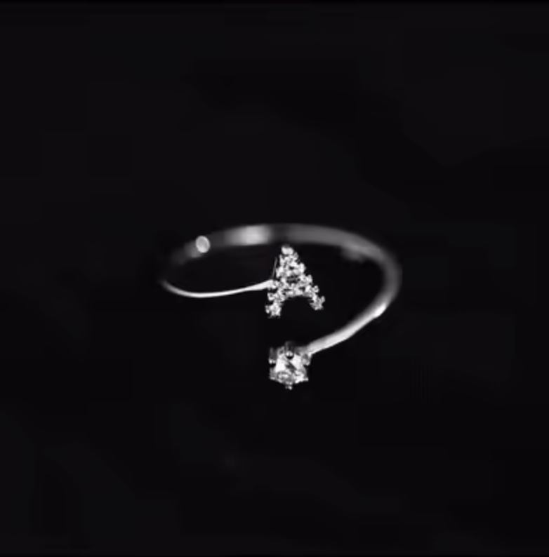 Initial Ring - Silver