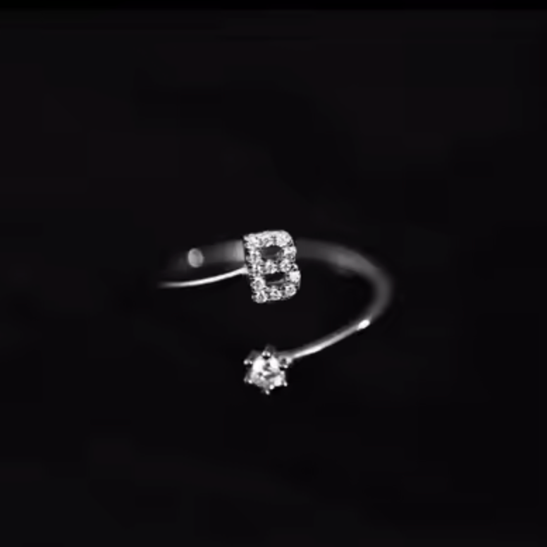 Initial Ring - Silver