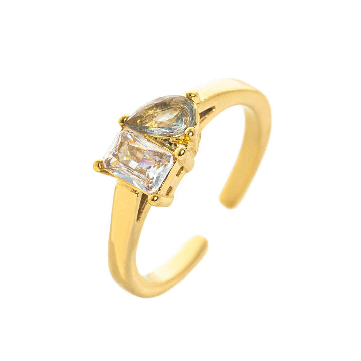 Double Birthstone Ring