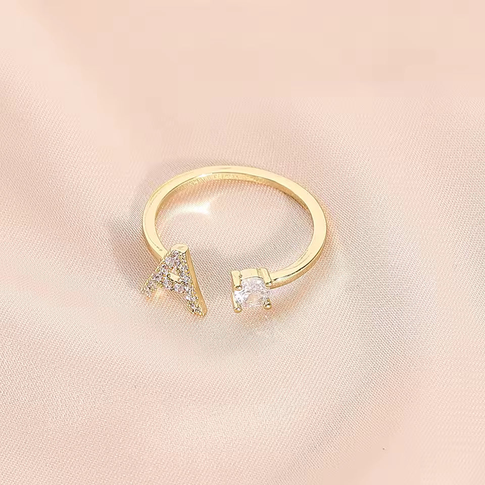 Initial Ring - Gold