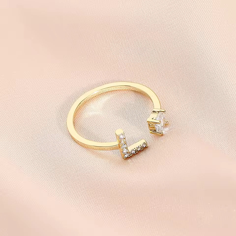 Initial Ring - Gold