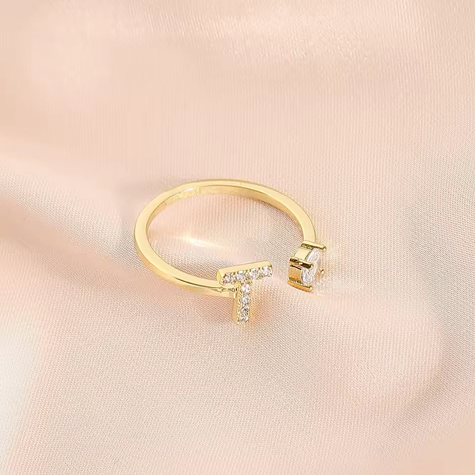 Initial Ring - Gold