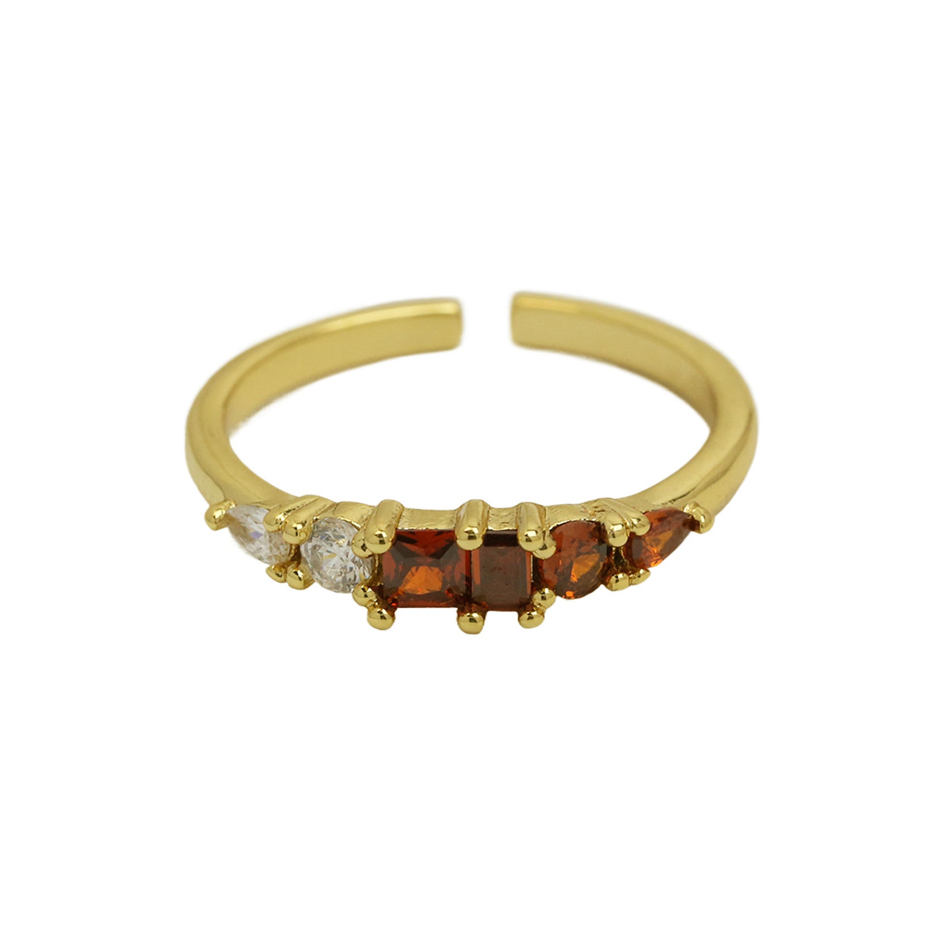 Minimal Birthstone Ring