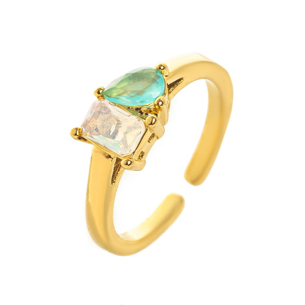 Double Birthstone Ring